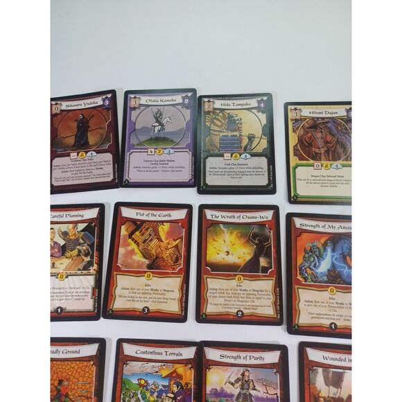 Lot of 20 LEGEND OF THE FIVE RINGS Collectible Cards - See Photos - Picture 3 of 9